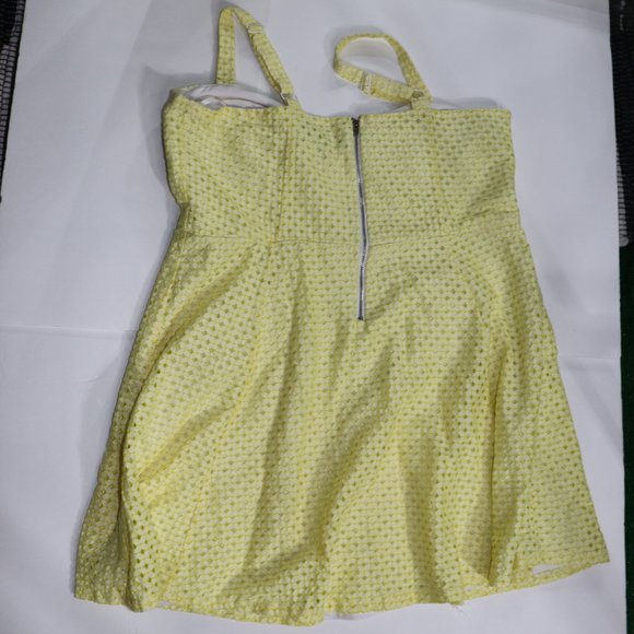 Glam Doll Dress| Yellow  Gingam Sundress XL - Picture 2 of 12